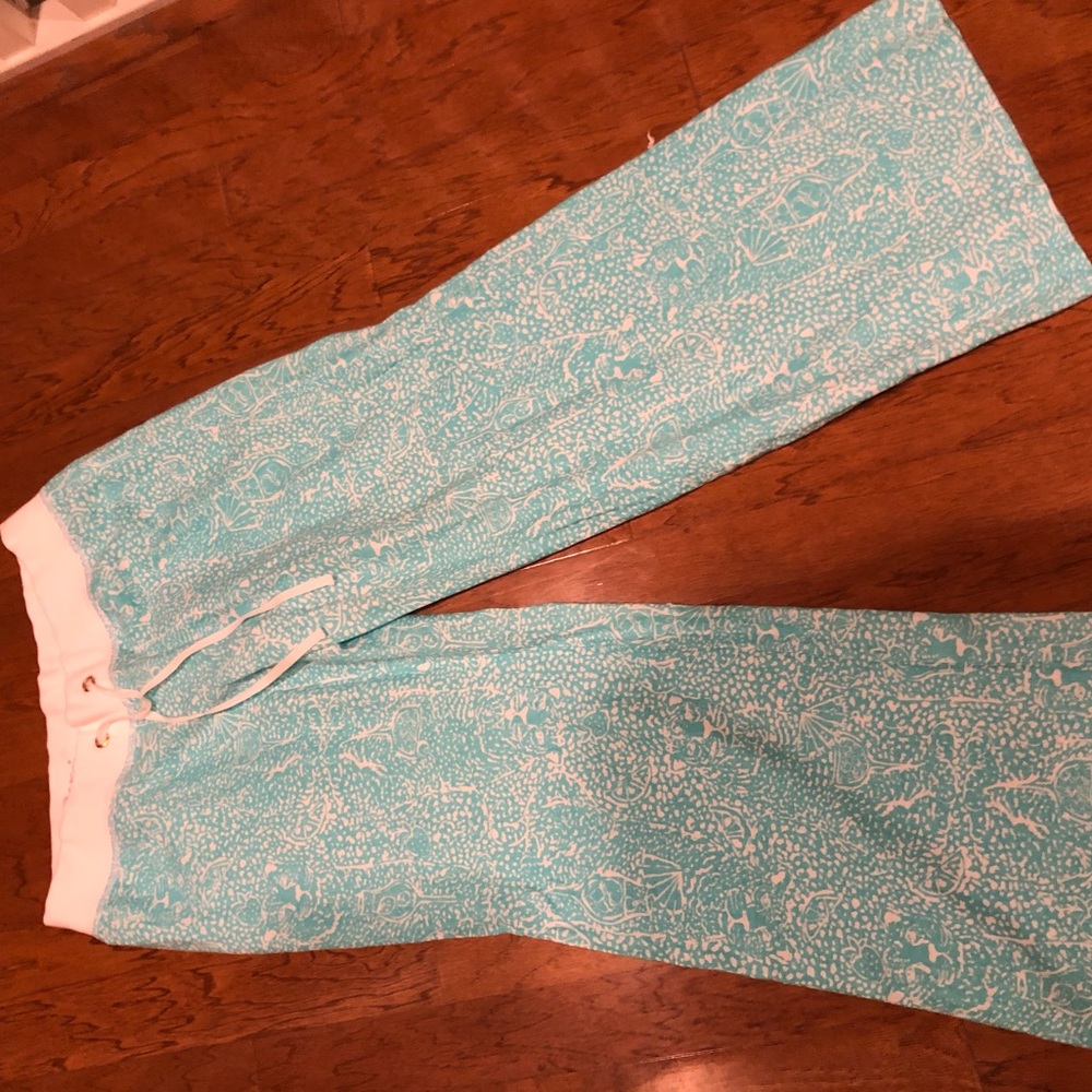 Lily Pulitzer wide linen pants